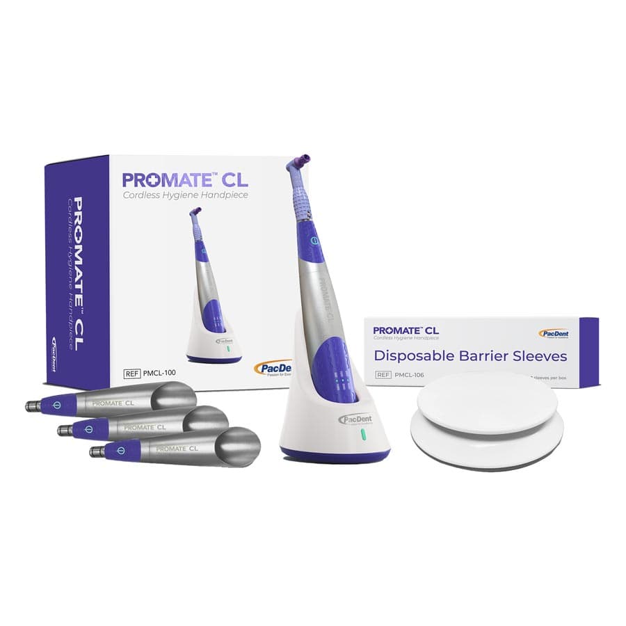 Pac-Dent ProMate CL Cordless Hygiene Handpiece Kit, 500-4000 RPM, PMCL-100 thumbnail 6
