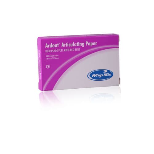 Ardent Articulating Paper, Thick, Blue, 0.009" (225 Microns), 10 Strips/Book, 7 Books/Box (70 Strips), #60007 thumbnail 3