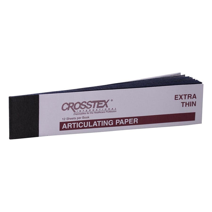 Crosstex Articulating Paper X-Thin Blue, 0.0015" (38 Microns), 12 Books of 12 Sheets (144 Sheets/Box), TPXT thumbnail 4
