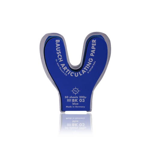 Arti-Check Micro-Thin Articulating Paper, Horseshoe, 200 microns, Blue, 50/Pk, BK03 thumbnail 10