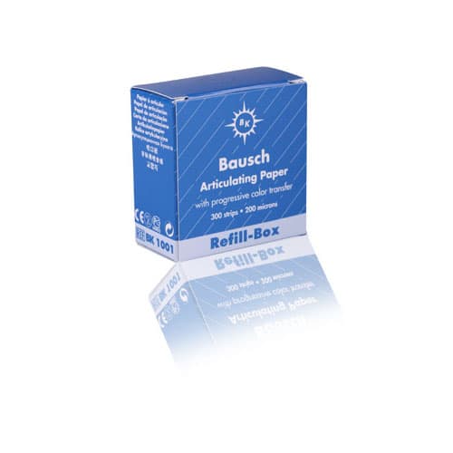 Bausch Articulating Paper Strips, 200 Micron, Blue, Pre-Cut Refill, 300/Pk, BK1001 thumbnail 11