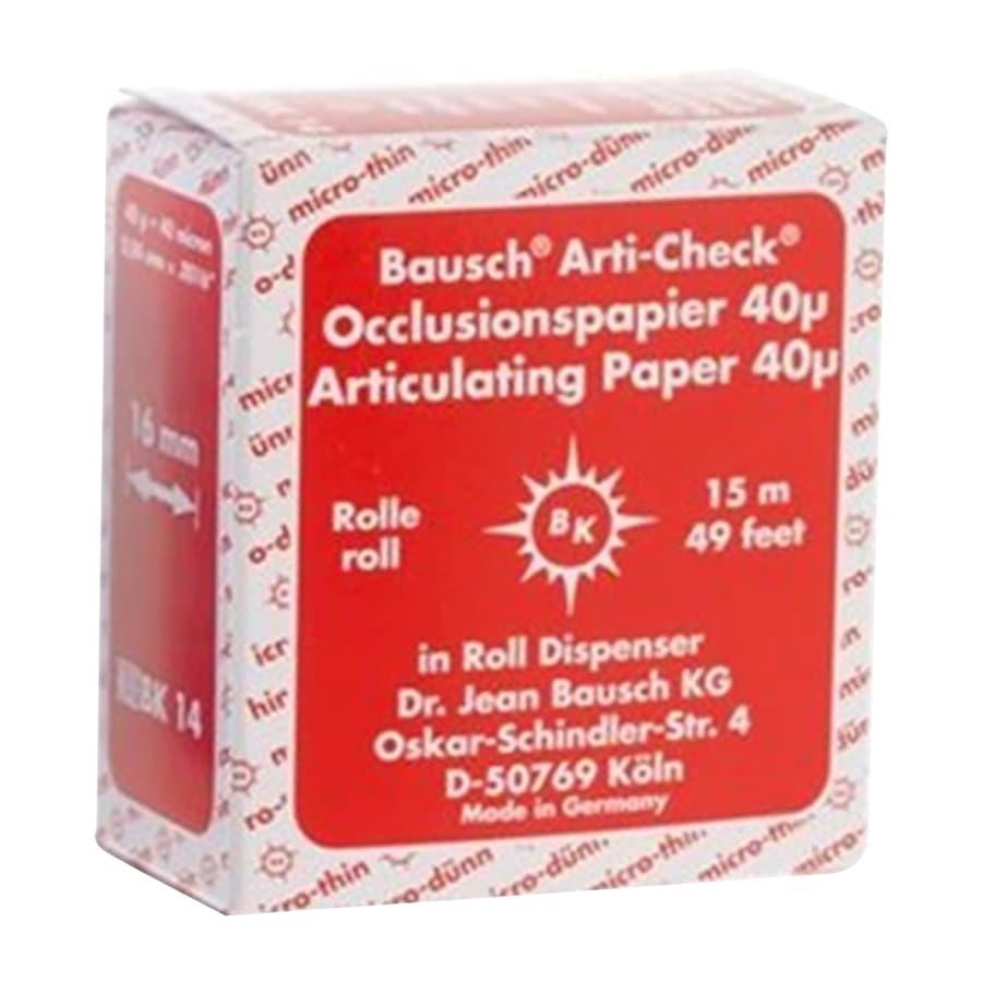 Arti-Check Articulating Paper Roll, 40 Microns, Red, 16 mm x 15 m, with Dispenser, BK14 thumbnail 5