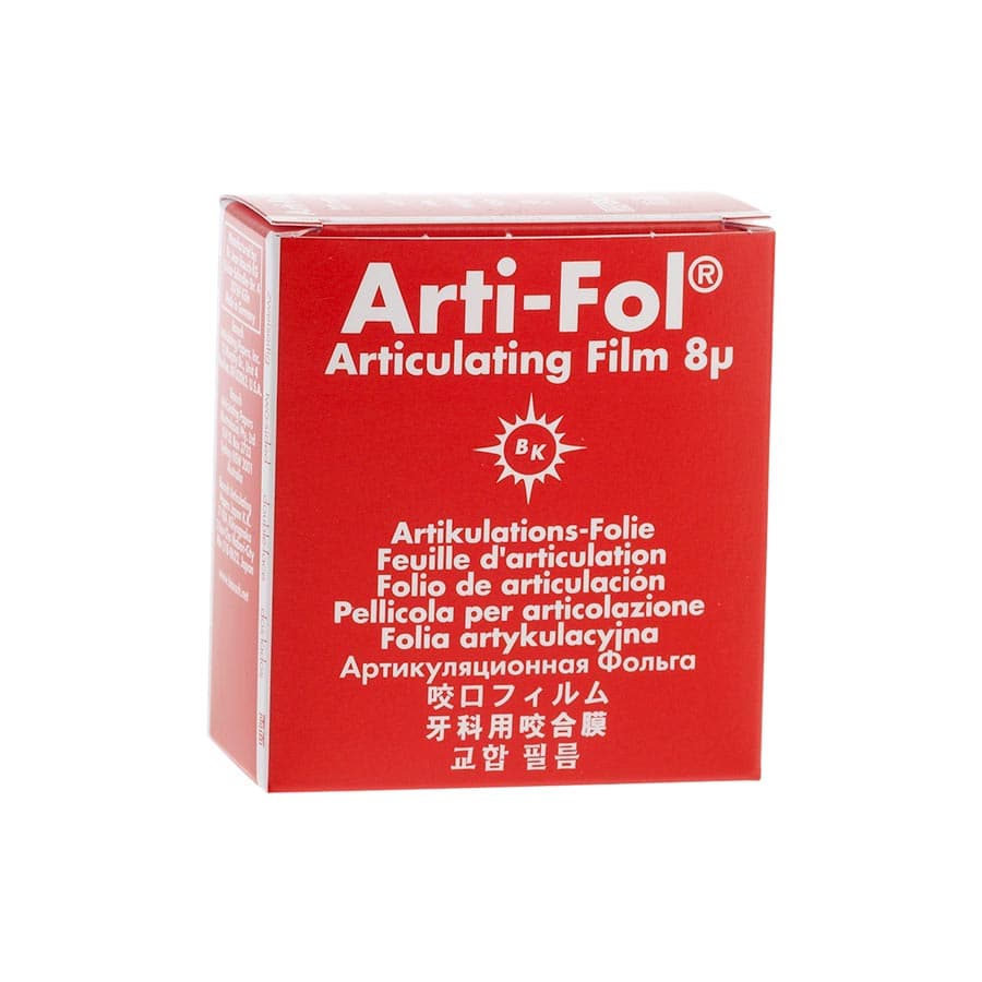 Arti-Fol II Ultra-Thin Two-Sided Articulating Film, 8 Microns, 22 mm x 20 m, Red/Red, 1 Roll/Pk, BK25 thumbnail 12