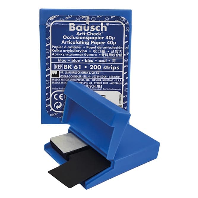 Bausch Arti-Check Micro-Thin Articulating Paper, 40 Microns, Blue, Pre-Cut Strips, 200/Pk, BK61 thumbnail 10