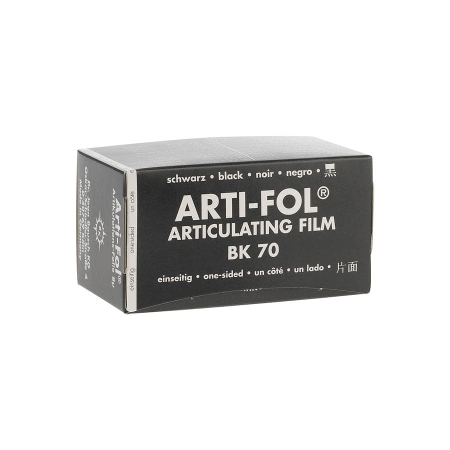 Arti-Fol I Black Articulating Film, 75mm x 20m, Ultra Thin 8 Micron, One-Sided, BK 70 thumbnail 2