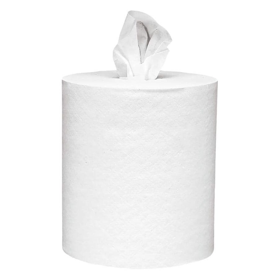 Kimberly-Clark Scott Essential Roll Control Center-Pull Towels, 8" x 12", White, 700/Roll, 6 Rolls/Carton, 01032 - Scott Essential Roll Center-Pull Towels - Image 1