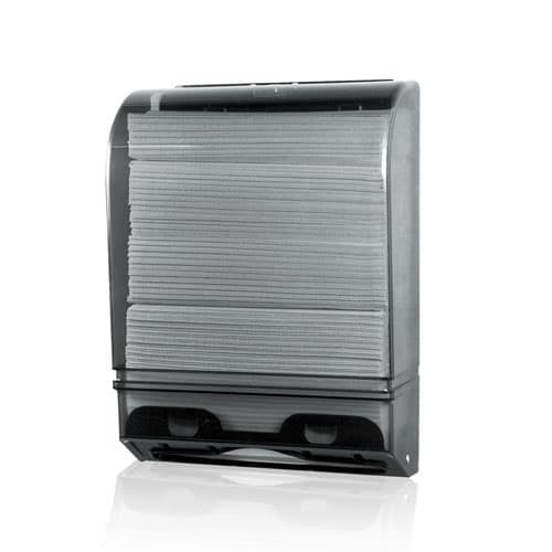 Alwin C-Fold/Multifold Paper Towel Dispenser, Transparent Plastic, 175 Count - Dispenser C-Fold/Multifold Transparent Plastic 175 - Image 1