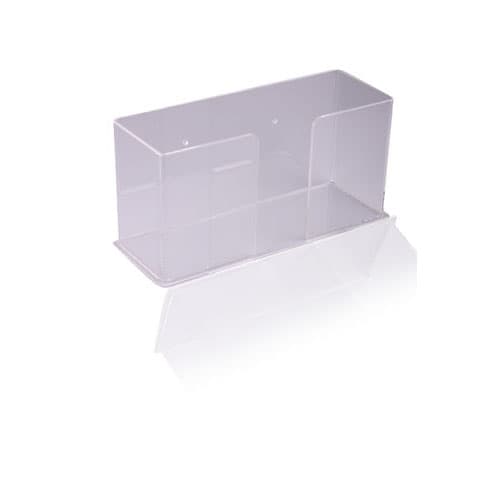 Plasdent C-Fold Towel Holder, Clear Acrylic, 11-7/8"W x 5-3/4"H x 4-1/4"D, 1/Pk, 1206 thumbnail 10