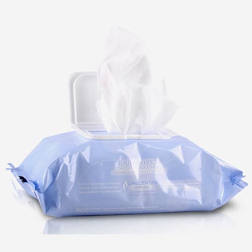 PDI Nice N Clean Baby Wipes, Unscented, Aloe & Vitamin E, 7.9" x 6.6", 80 Wipes per Pack, M233XT thumbnail 4