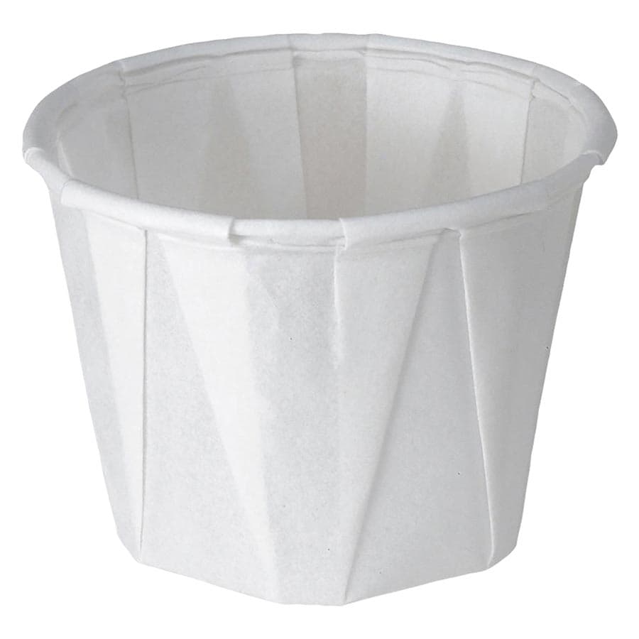 Medline Pleated Souffle Paper Cups, 0.75 oz, 1000 Count - Medline - Pleated Souffle Paper Cups .75oz - Image 1