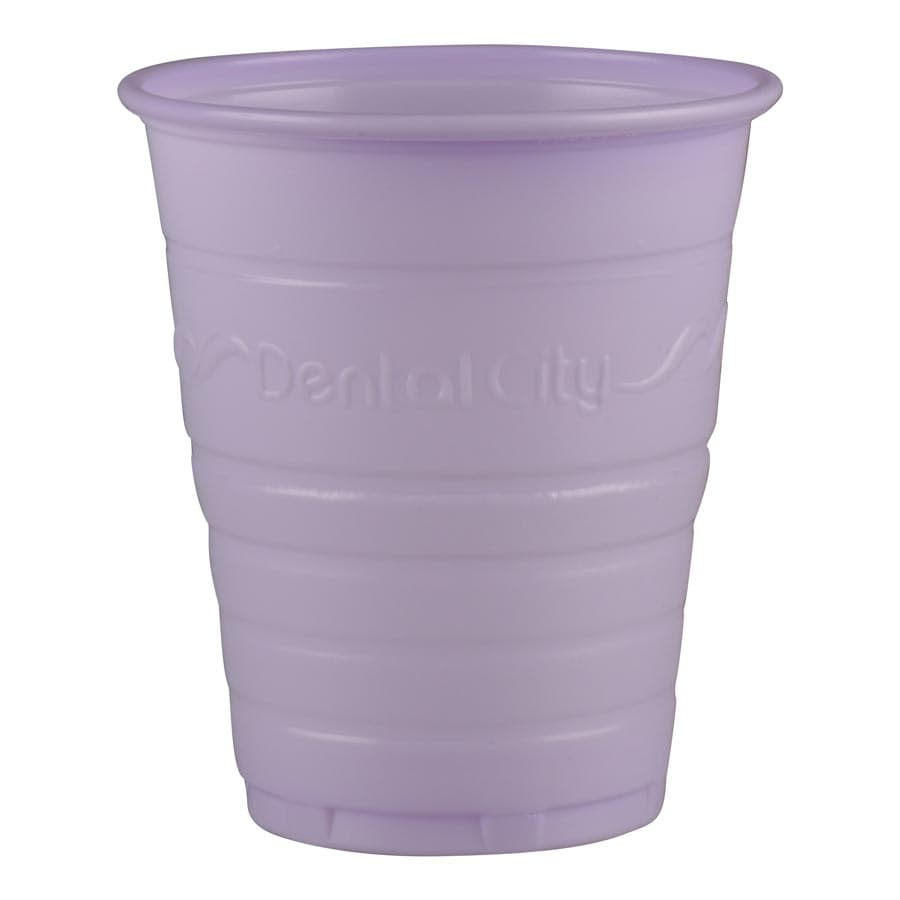 Dental City Disposable Drinking Plastic Cups, 5 oz, Lavender, 1000/Case - Dental City - 5oz Disposable Drinking Plastic Cups 1000/Case - Image 1