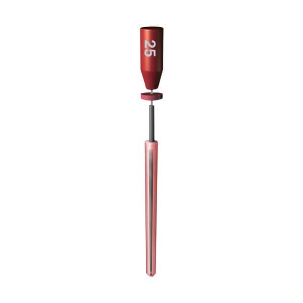 Kerr Soft-Core Classic Obturators, #25, Red, 6/Pk, 972-3025 thumbnail 10