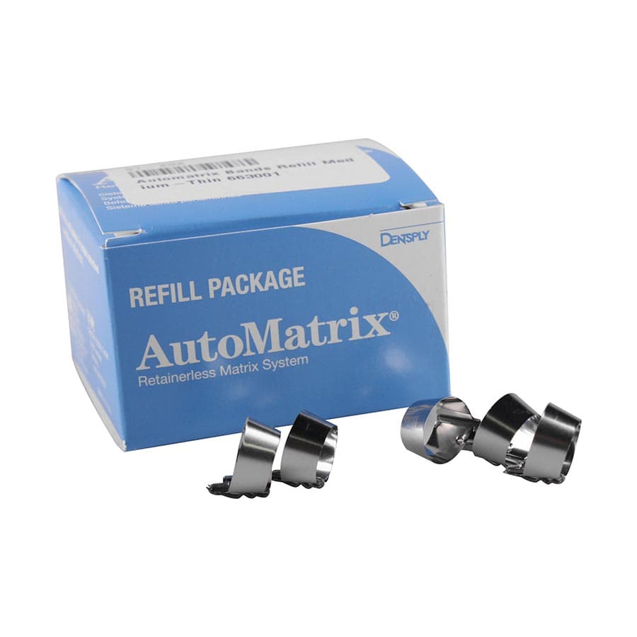 AutoMatrix Retainerless Matrix System Band Refill, Medium Thin, 1/4" x 0.0015", 72/Box, 663001 thumbnail 15