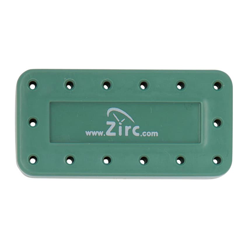 Zirc 14-Hole Magnetic Bur Block, Green, 50Z403D thumbnail 7
