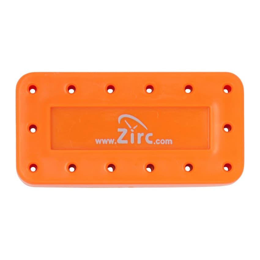 Zirc 14-Hole Magnetic Bur Block, Neon Orange, 50Z403Q, 1/Pk thumbnail 7