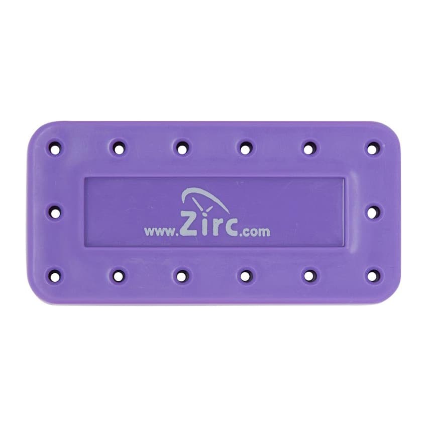 Zirc 14-Hole Magnetic Bur Block, Neon Purple, 50Z403R, 1/Pk thumbnail 7