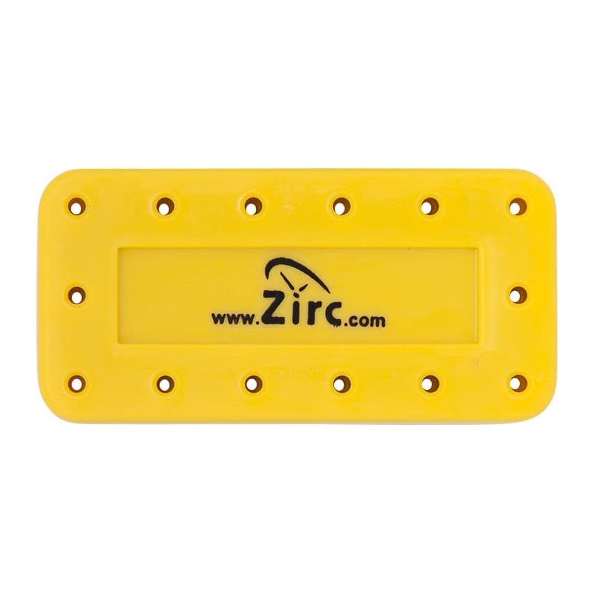Zirc 14-Hole Magnetic Bur Block, Neon Yellow, 50Z403O, 1/Pk thumbnail 7