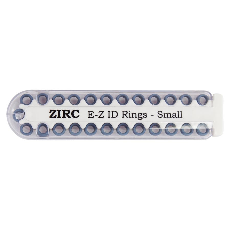 Zirc E-Z ID Rings, Small, Blue, 25/Pkg, 70Z100B thumbnail 3