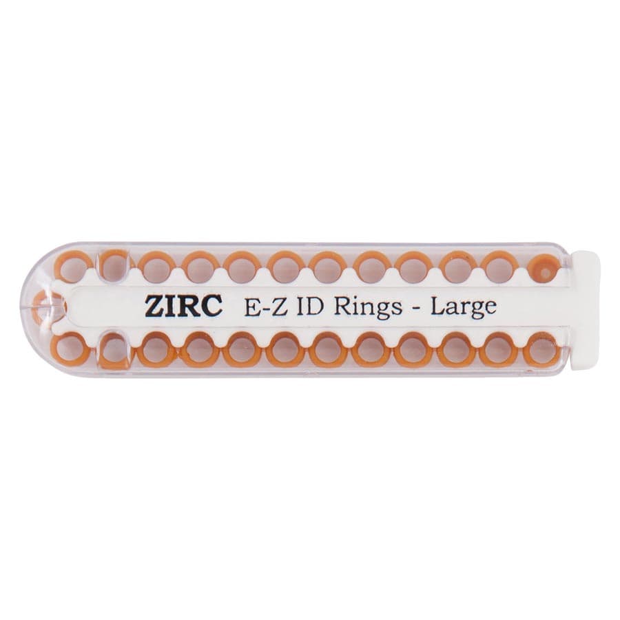 Zirc E-Z ID Instrument Rings, Small 1/8" Diameter, Copper, 25/Pack, 70Z100-U thumbnail 3
