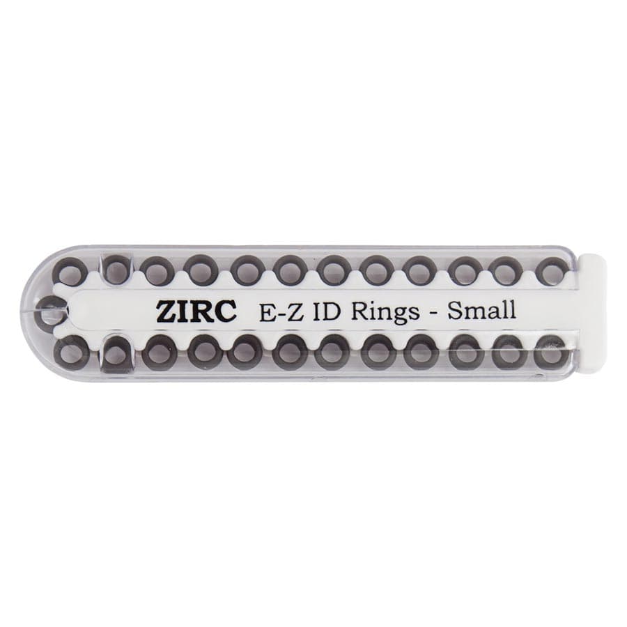 Zirc E-Z ID Rings, Small, Gray, 25/Pkg, 70Z100I thumbnail 3