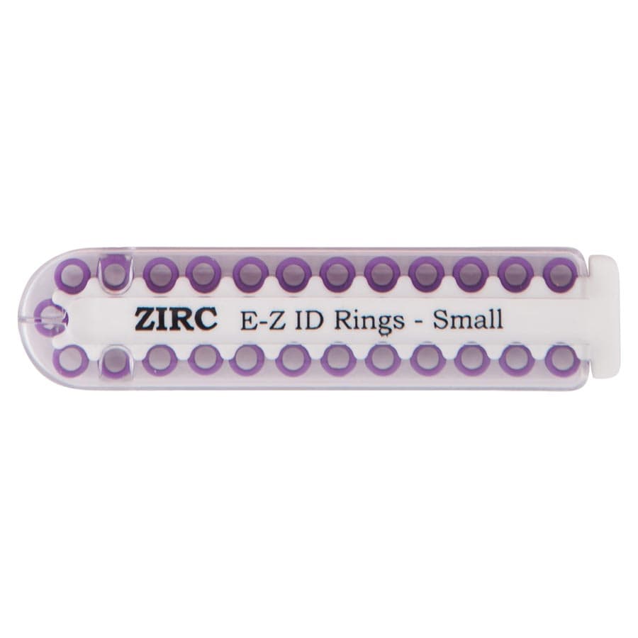 Zirc E-Z ID Instrument Rings, Small, Neon Purple, 25/Pkg, 70Z100R thumbnail 5