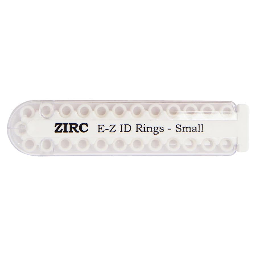 Zirc E-Z ID Instrument ID Rings, Small, White, 1/8" Diameter, 25/Pack, 70Z100A thumbnail 5