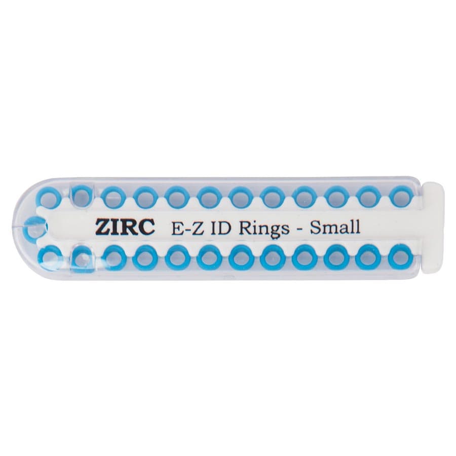 Zirc E-Z ID Instrument Rings, Large, Neon Blue, 25/Pack, 70Z200N thumbnail 5