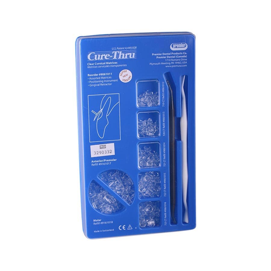Cure-Thru Clear Cervical Matrices, Assortment, 275/Box, 9061011 thumbnail 6