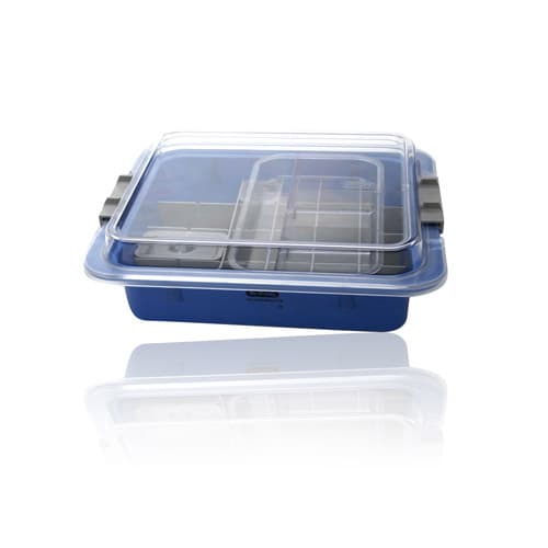 Hu-Friedy Signature Series® Complete Tub Kit, 11-3/16" W x 4" H x 12-3/4" L, Blue, IMS-1408 thumbnail 3