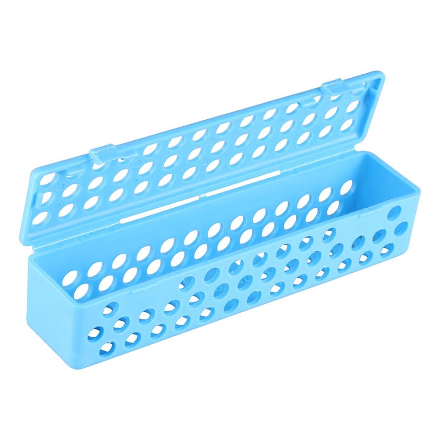 Plasdent Instrument-Steri Container, Neon Blue, 8" x 1-3/4" x 1-3/4", 1/Pk, IN100 thumbnail 6