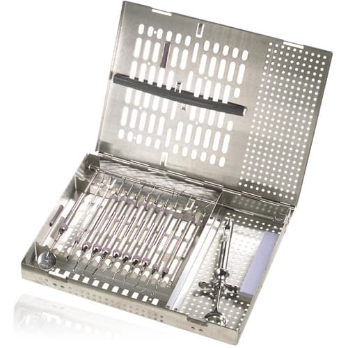 Miltex Thompson Series Instrument Cassette, 14-Instrument, Single Rack, Stainless Steel, 1/Pk, 3-118114 thumbnail 13