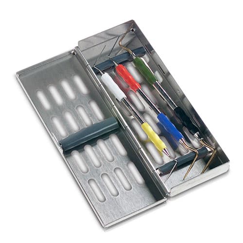 Miltex Thompson Slimline Series Instrument Cassette, 7-Instrument, Stainless Steel, 7" x 2-5/8" x 11/16", 1/Pk, 3-072007 thumbnail 5