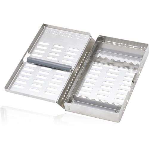 Thompson™ Instrument Cassette, Series 7, Single Rack, 7-Instrument Capacity, Stainless Steel, Silver, 8" L x 4-7/8" W x 1-1/8" H, 3-084107 thumbnail 4
