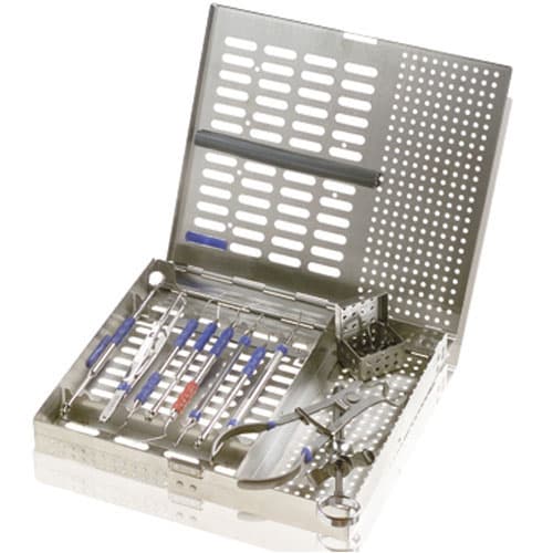 Thompson™ Instrument 10 Cassette, Stainless Steel, 8" x 9" x 1-1/8", 10-Instrument Rack, 3-089110 thumbnail 4