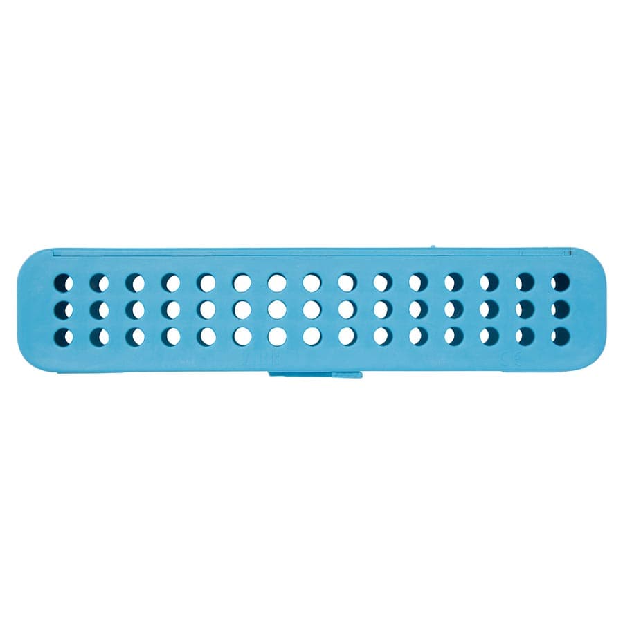 Zirc Compact Steri-Container, Neon Blue, 7-1/8" x 1-1/2" x 1-1/2", Holds 8-12 Instruments, Autoclavable, 50Z905N thumbnail 3