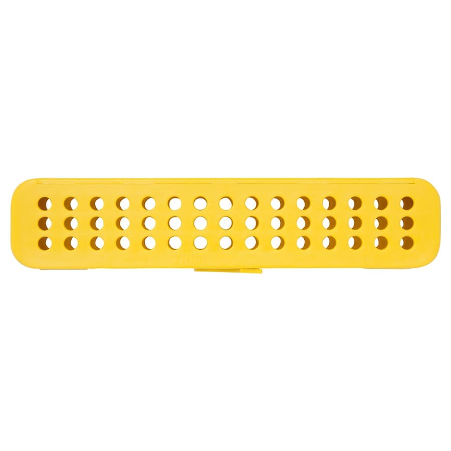 Zirc Compact Steri-Container, Neon Yellow, 7-1/8" x 1-1/2" x 1-1/2", 50Z905O thumbnail 3
