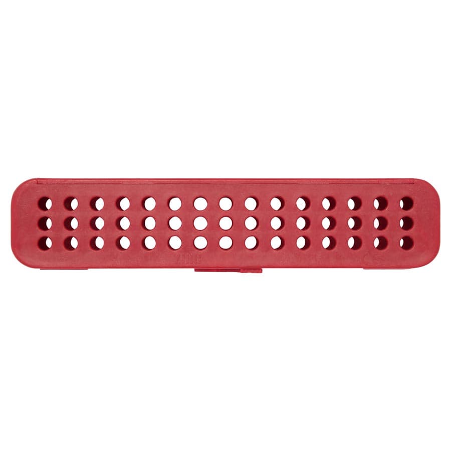 Zirc Dental Steri-Container Compact Red, 7-1/8" x 1-1/2" x 1-1/2", 50Z905-M thumbnail 3