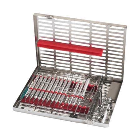 Hu-Friedy IMS Signature Series 16-Instrument Cassette with Accessory Area, Red, IM4160 thumbnail 6