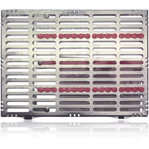 Hu-Friedy IMS Signature Series Large Cassette, 16-Instrument Capacity with Accessory Area, Orange, 8" x 1.25" x 11", IM4163 thumbnail 5