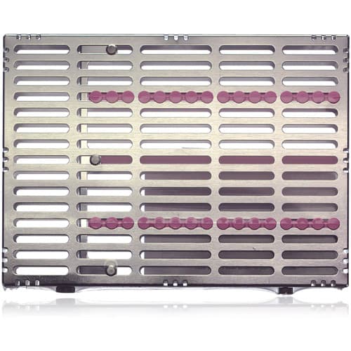 Hu-Friedy IMS Signature Series Large 16-Instrument Cassette with Accessory Area, Purple, 8" x 1.25" x 11", IM4166 thumbnail 4