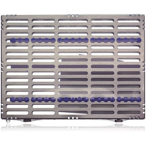 Hu-Friedy IMS Signature Series Large 20-Instrument Cassette, Blue, 8" x 1.25" x 11", IM4208 thumbnail 4