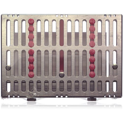 Hu-Friedy IMS Signature Series Cassette, 8-Instrument, Small, Red, with Accessory Area, 1/Pk, IM5080 thumbnail 6