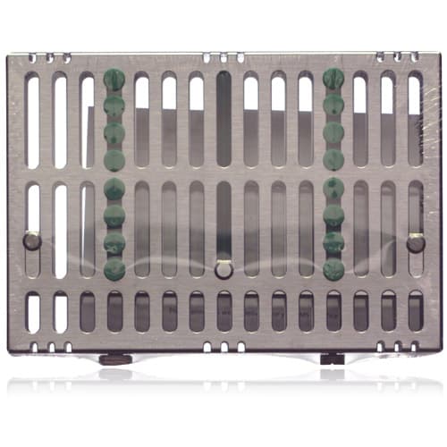 Hu-Friedy IMS Signature Series 8-Instrument Cassette with Accessory Area, Green, Small, 5.5" x 8" x 1.25", IM5089 thumbnail 4