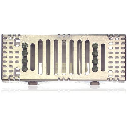 IMS® Signature Series® Double-Decker® Cassettes – 8-Instrument Capacity, 3" x 8" x 1.5", Green, 1/Pkg thumbnail 3