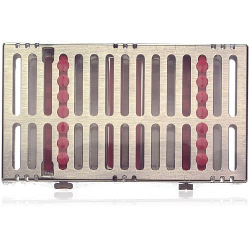 Hu-Friedy IMS™ Signature Series® Double-Decker® Cassette, 14 Instrument Capacity, 4.5" x 8" x 1.5", Orange, IM9143 thumbnail 3