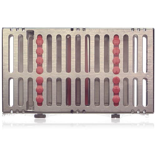 Hu-Friedy IMS Signature Series Double-Decker Small Orthodontic Cassette, Orange, 4.5" x 8" x 1.5", IM9143-OR thumbnail 3