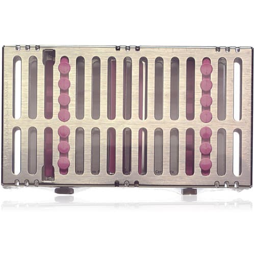 Hu-Friedy IMS Signature Series Double-Decker Cassette, 14-Instrument, Two-Tier, Purple, 1/Pk, IM9146 thumbnail 6