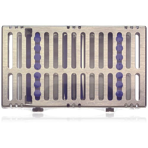 Hu-Friedy IMS Signature Series Double-Decker Cassette, 14-Instrument, Two-Tier, Blue, IM9148 thumbnail 6