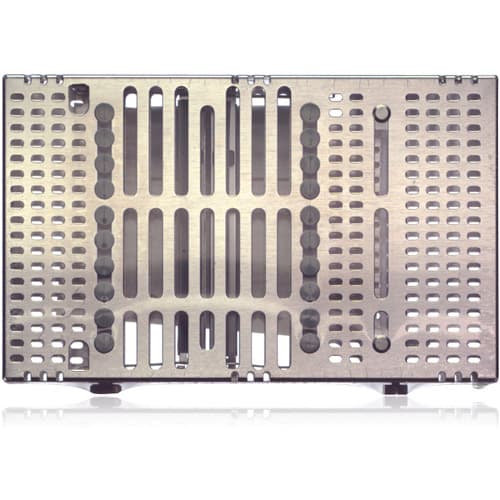 Hu-Friedy IMS™ Signature Series® Double-Decker® Cassette, 20 Instrument Capacity, 6" x 9.7" x 1.5", Gray, IM9201 thumbnail 2