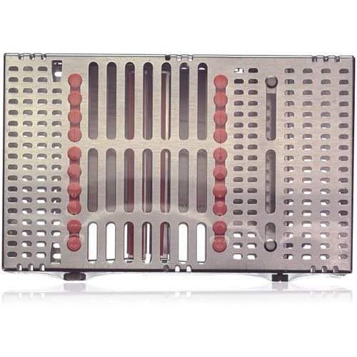Hu-Friedy IMS™ Signature Series® Double-Decker® Cassette, 20 Instrument Capacity, 6" x 9.7" x 1.5", Orange, IM9203 thumbnail 2